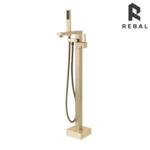 خلاط بانيو أرضي ذهبي