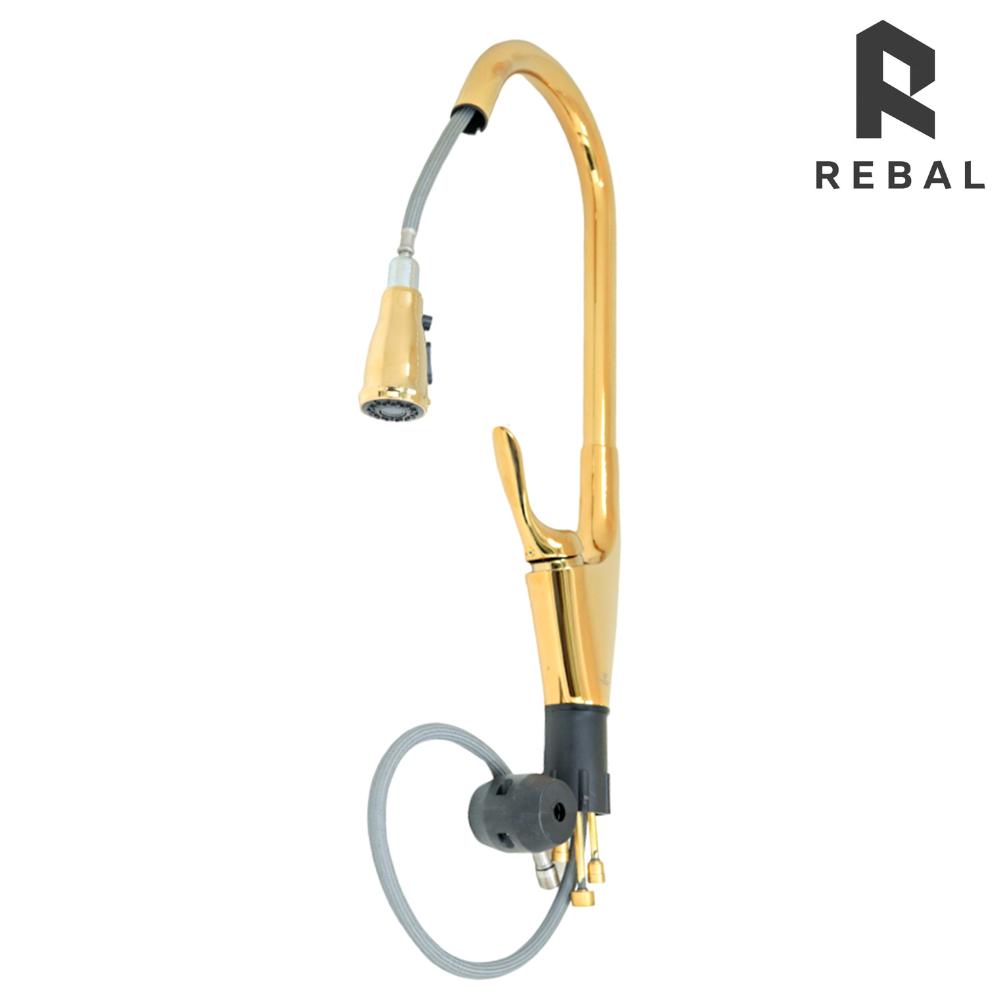 خلاط مطبخ سحب الماني ذهبي BORSH MANN (1)