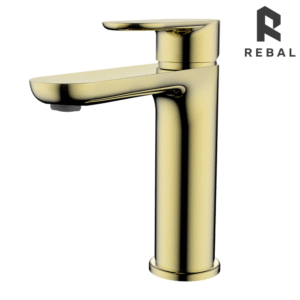 خلاط مغسلة ذهبي تريدكس +TR