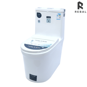 كرسي ابيض مقاس 25 سم هيلفر دفع و شفط HALVER