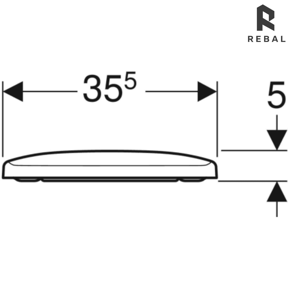 كرسي معلق جيبرت GEBERIT Abalona pl SQ