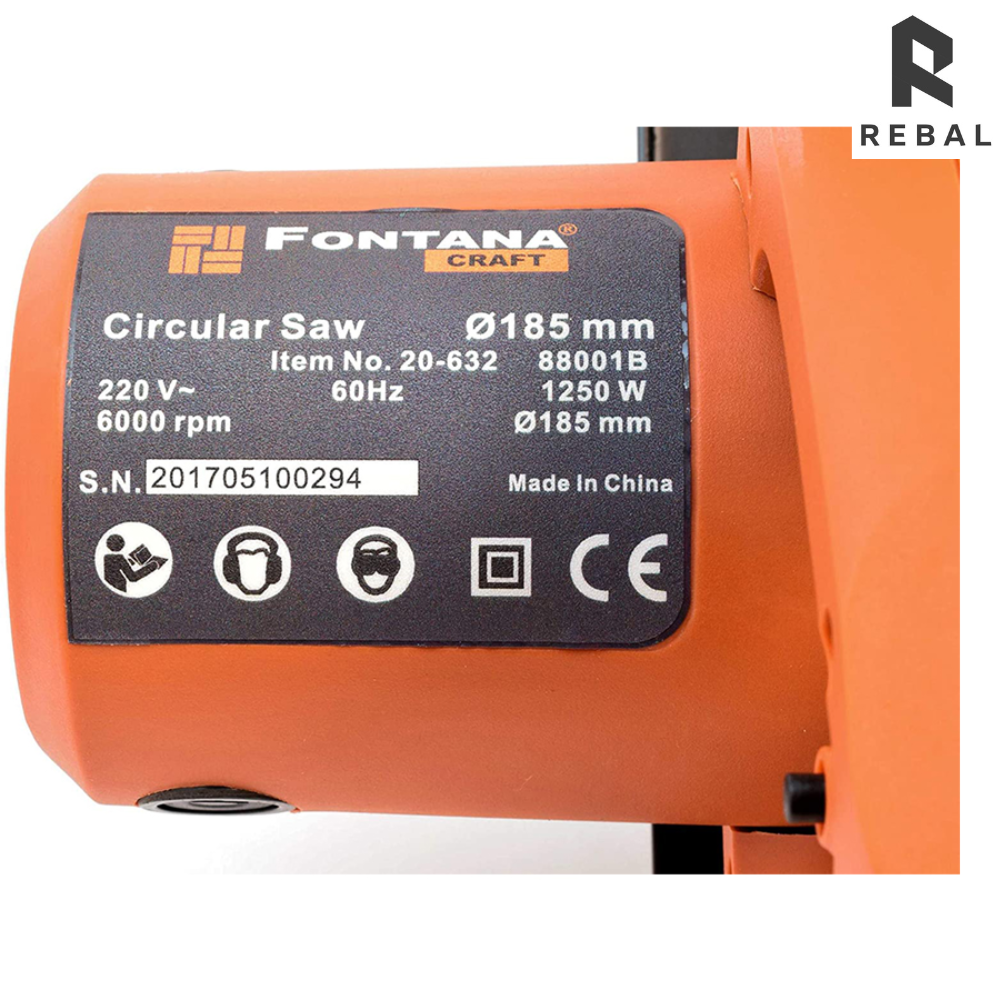 منشار كهربائي 1250W - 185M (2)